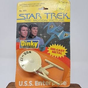 Vintage 1979 Original StarTrek Die Cast USS Enterprise toy